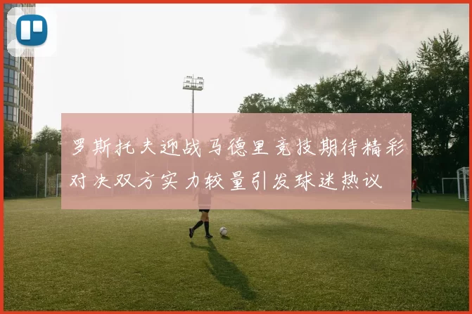 罗斯托夫迎战马德里竞技期待精彩对决双方实力较量引发球迷热议